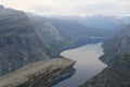 Norway Summer tourism Mountains Trolltunga